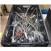 CRATE OF ASSORTED KITCHEN UTENSILS INCLUDING