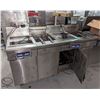 Image 1 : BANK OF TWO DEEP FRYERS W/ TWO FRY DUMP STATIONS