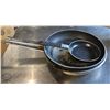 LOT OF 3 ASSORTED ALUMINIUM FRYING PANS