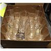 Image 1 : FLAT OF 19 BEER GLASSES