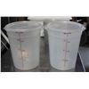 Image 1 : LOT OF 2 CAMBRO 8 QT DRY INGREDIENT BINS W/ LIDS