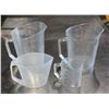 Image 1 : LOT OF 4 ASSORTED POLY CARB MEASURES