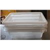 Image 1 : LOT OF 3 CAMBRO FOOD GRADE STORAGE TOTES