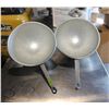 Image 1 : LOT OF 2 11" ALUMINIUM STRAINERS