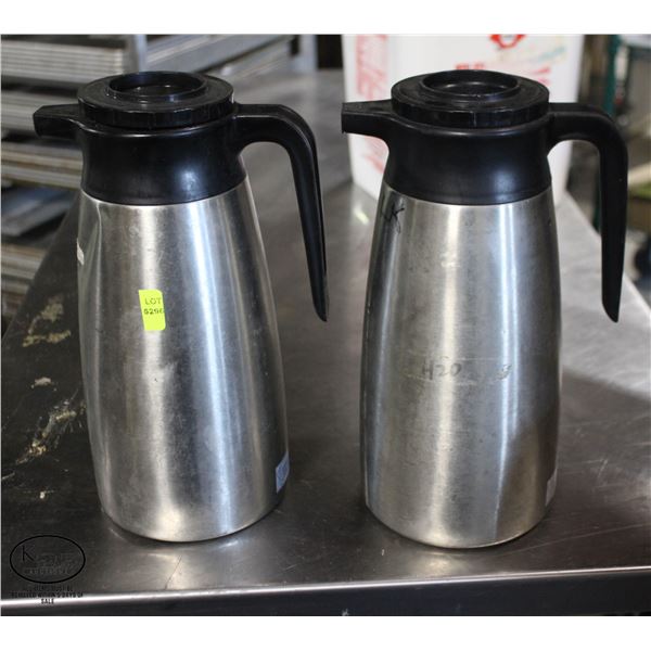 LOT OF 2 S/S 1.9L INSULATED CARAFES