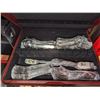 Image 2 : LOT OF 8 CUTTLERY CASES FULL OF ASSORTED S/S