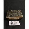 Image 1 : Vintage Metal Footed Jewelry Case