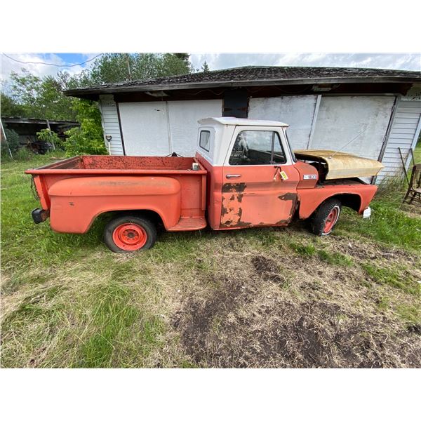 Approx. 1964 GM 10 Stepside, 6 cyl, 3 spd, #SC1404609194A, Truck is now running