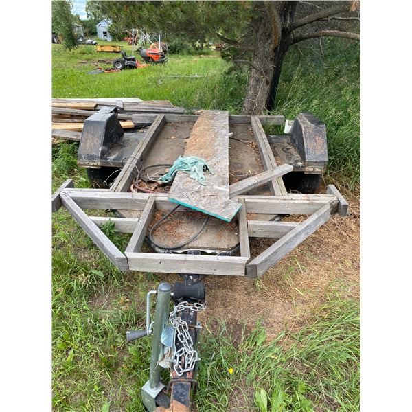 Single Axle Trailer, bent hitch, Farm Use Only