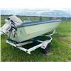 Image 1 : Approx. 16' Boat (ROUGH), #ZGB293-14V760, Johnson Motor & 1986 Trailer, #2EN1C1BGP050394-1