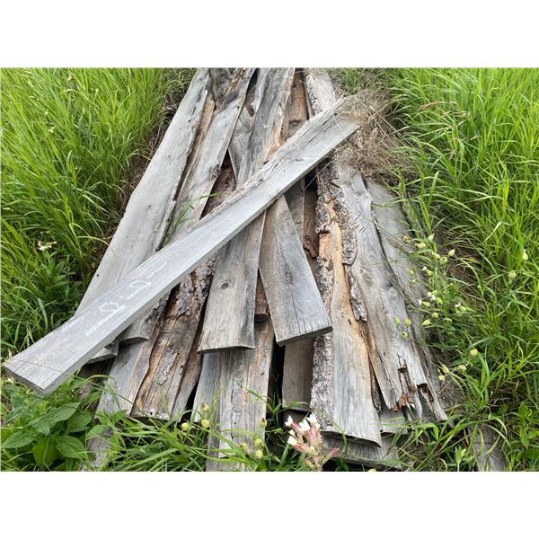 1- Lot of Slabs, posts & tin