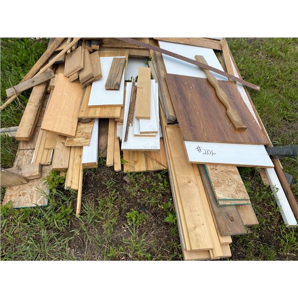 Pile of misc. Lumber