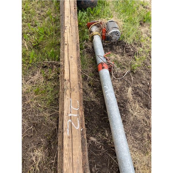 Block's, 4x4's, Auger, tank & chairs