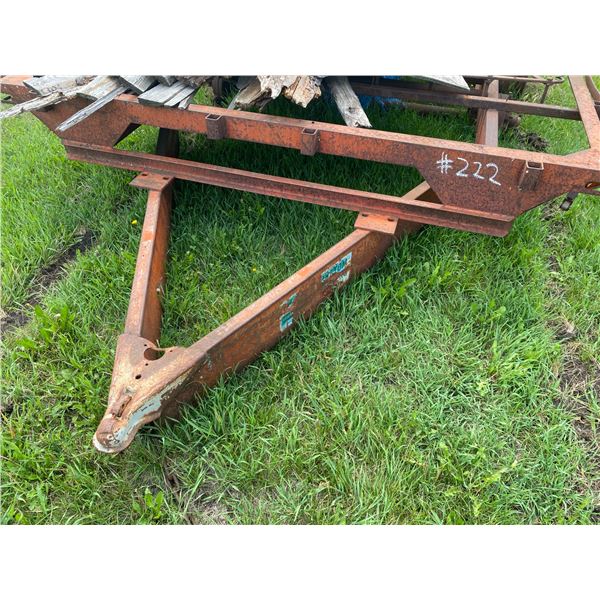 Homemade triple axle Trailer, No tires, no deck (farm use only)
