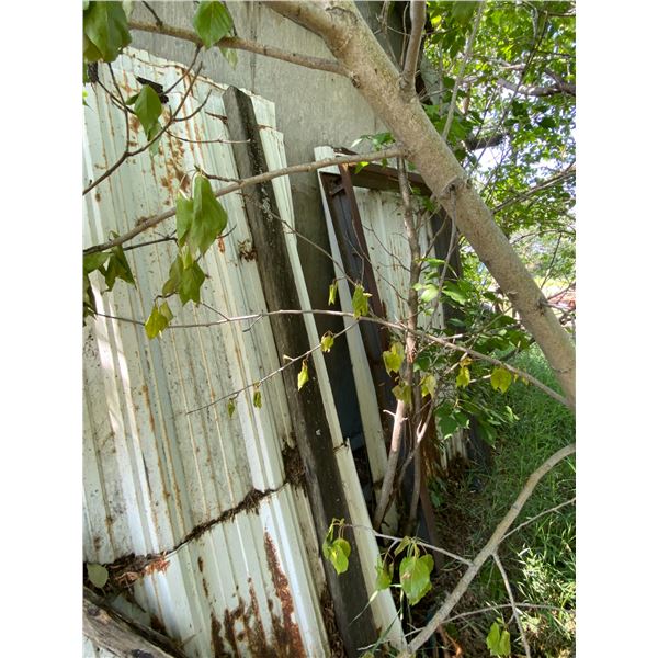 Various Metal siding & door frame
