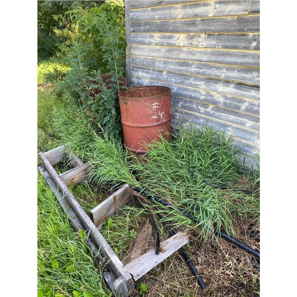 Barrel, plastic pipe