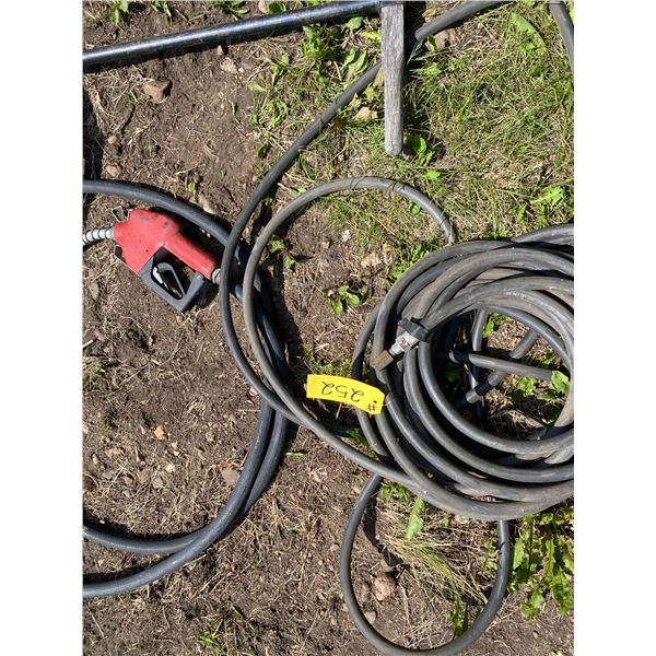 Gas hose & nozzle, hose, hand auger