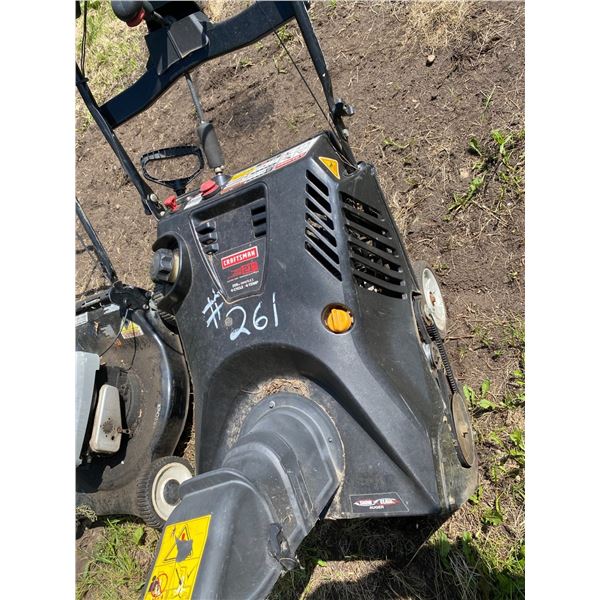 Craftsman snowblower (runs)