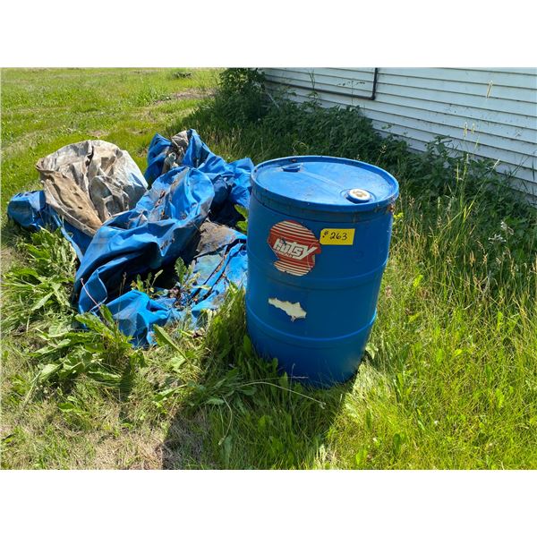 Barrel & possible kids pool