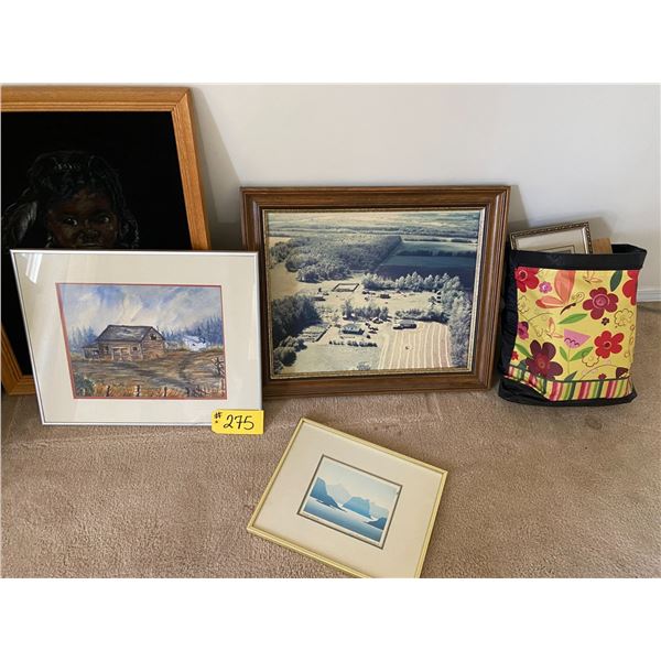 Various pictures & frames, DVD & stand