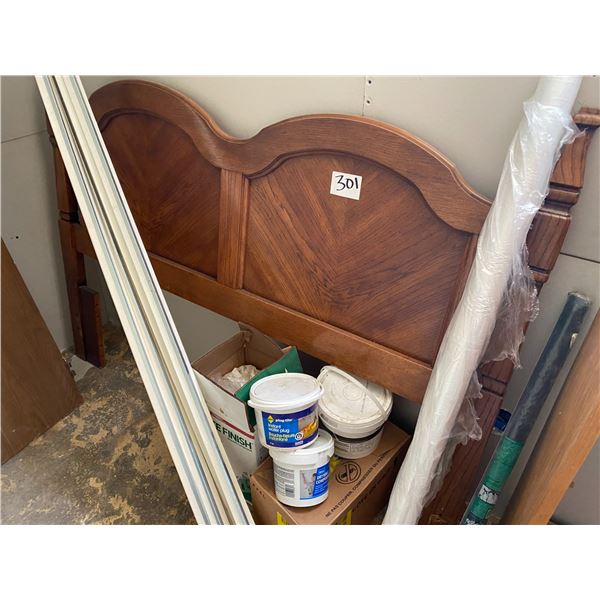 Head board & counter (plastic & drywall materials don’t sell)