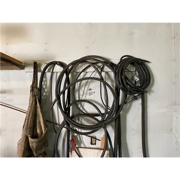 Misc. on west wall & behind lathe