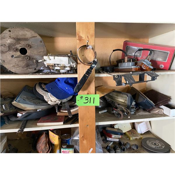 Contents on shelf (Bring your own boxes, pails & Help)