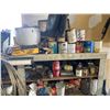 Image 1 : Misc. steel, contents on East wall & floor  (Bring your own boxes, pails & Help)