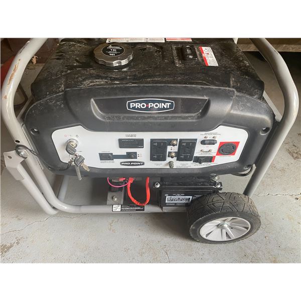 Pro Point 9250W Generator, 212CC c/w elec. start & remote (As New) Consigned