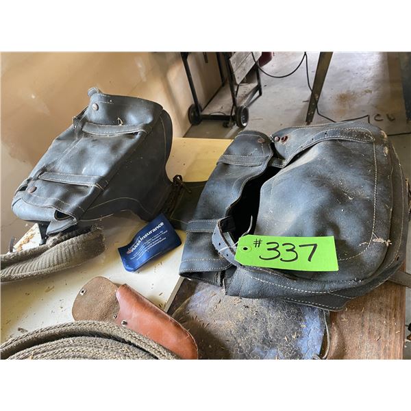 Saddle bag's & tow strap