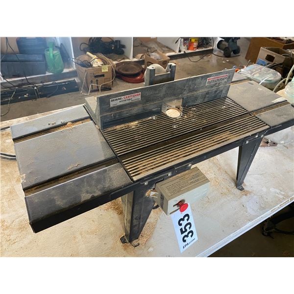 Router table