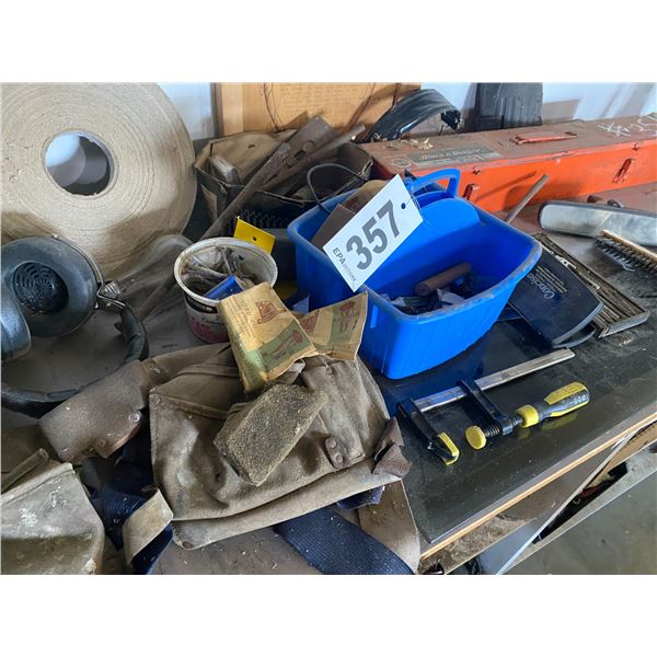 Pouch, clamp, tools & misc.