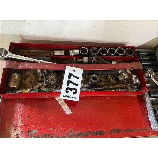 Tool box c/w tools & sockets