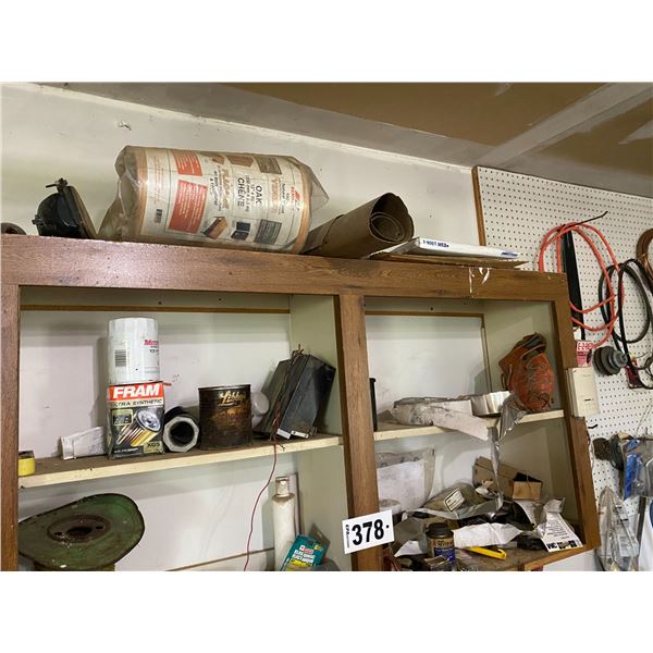 Misc. in shelf & in & on counter