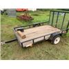 Image 2 : 64" x 96" Single axle trailer. No visible Serial number.