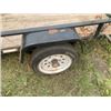 Image 3 : 64" x 96" Single axle trailer. No visible Serial number.