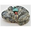 Image 2 : Native American Zuni Serpentine Frog Fetish