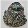 Image 3 : Native American Zuni Serpentine Frog Fetish