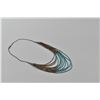 Image 2 : Navajo 12 Strand Turquoise, Shell Heishi Necklace