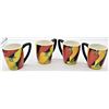 Image 2 : 4 Caliente' Pottery Chile Pepper Cups