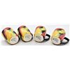 Image 3 : 4 Caliente' Pottery Chile Pepper Cups