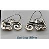 Image 2 : Sterling Silver Cat Earrings