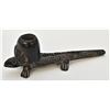 Image 1 : South American Clay Pottery Iguana Pipe