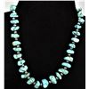 Image 1 : Navajo Sterling Turquoise Nugget Necklace