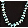 Image 2 : Navajo Sterling Turquoise Nugget Necklace