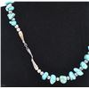 Image 3 : Navajo Sterling Turquoise Nugget Necklace