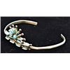 Image 3 : Vintage Zuni Needlepoint Turquoise Cuff Bracelet