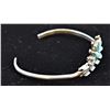 Image 4 : Vintage Zuni Needlepoint Turquoise Cuff Bracelet