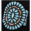 Image 1 : Navajo Zuni Sterling Turquoise Bracelet by Wilson
