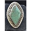 Image 1 : Estate Navajo Sterling Turquoise Ring, Size 5.5